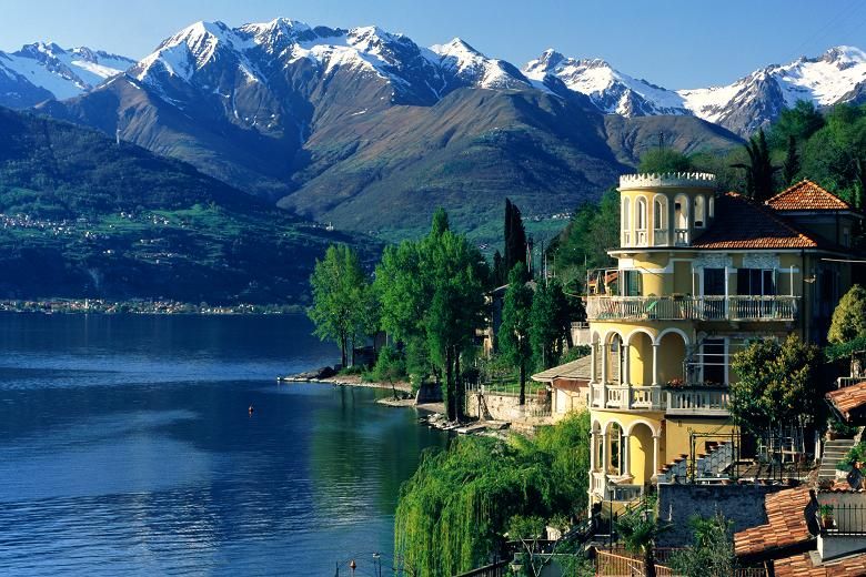 Una vista del Lago de Como