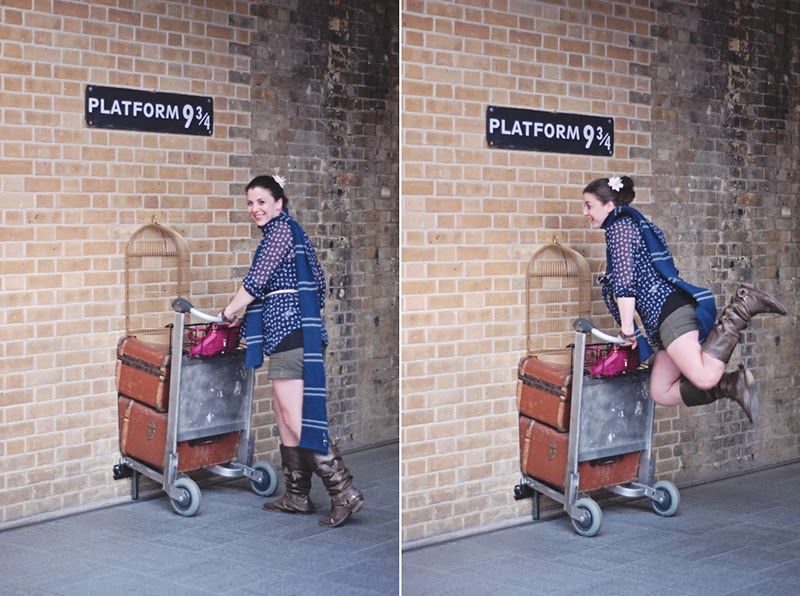 La plataforma 9 3/4 en Harry Potter