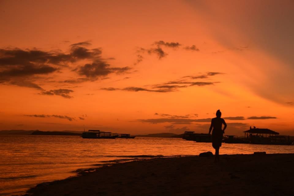 Kanawa, Komodo, Isla de Flores, atardecer