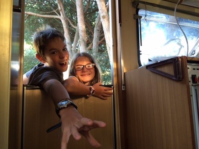 Viaje con niños, intercambio de casa en una caravana