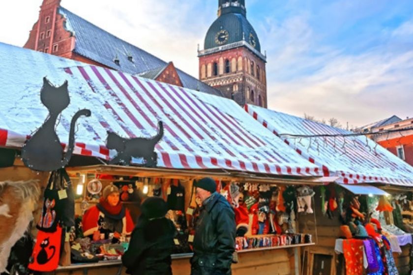 Mercado de Navidad Copenhague Dinamarca vacaciones de invierno