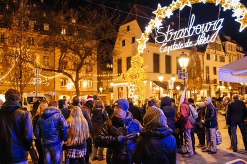 Mercado de navidad Estrasburgo Francia