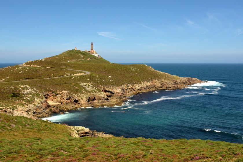 Ruta de O Camino dos Faros en la Costa da Morte en Galicia