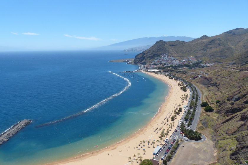 mejores playas de Tenerife, playa de las teresitas