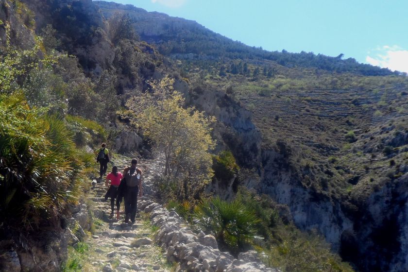 rutas de senderismo en Alicante, el barranco del infierno
