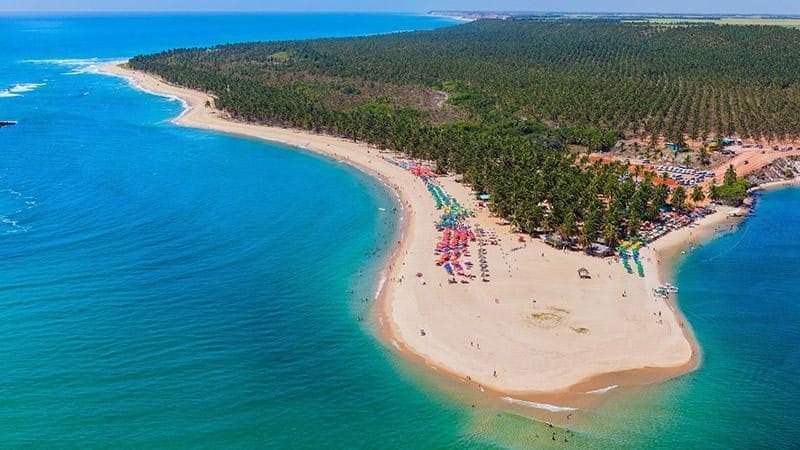 Las 5 mejores playas de Brasil-Praia do Gunga, Maceio.