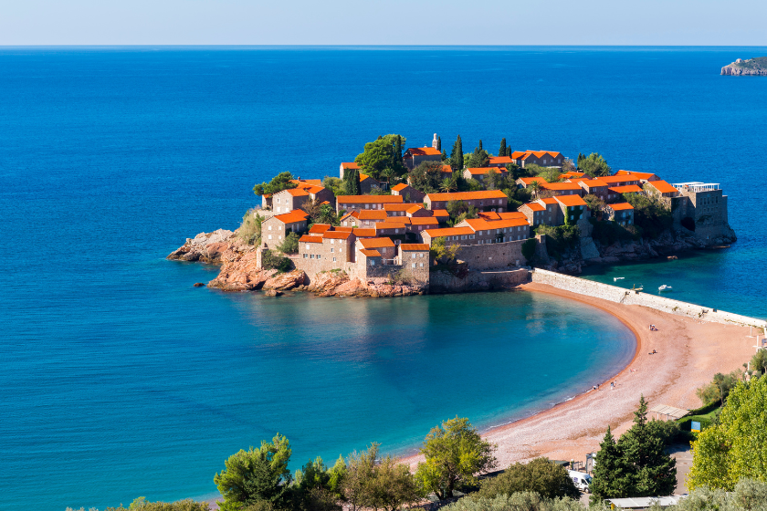 países de Europa baratos para viajar Montenegro